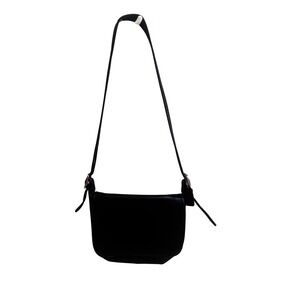 Coach Vintage Black Glove Tanned Leather Patricia Flap Messenger 9951 Preloved